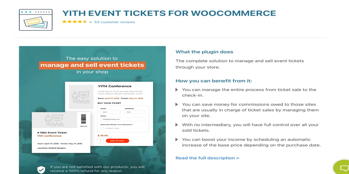 YITH Event Tickets for WooCommerce