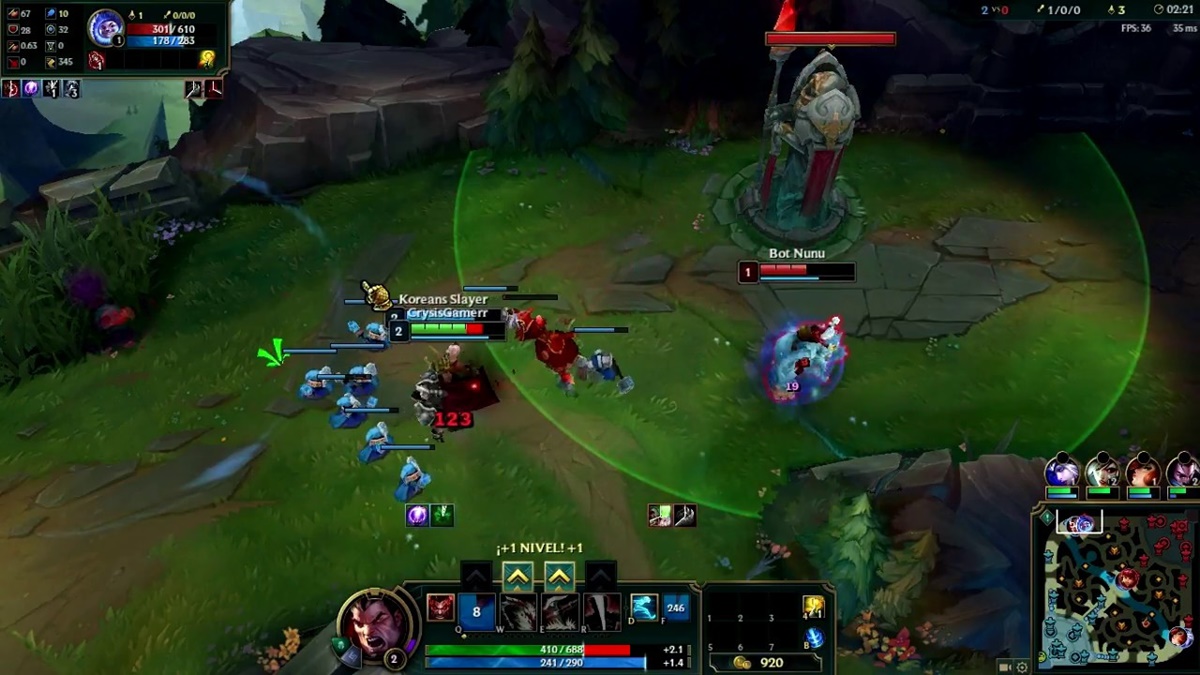 League of Legends gameplay