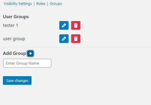 User Groups