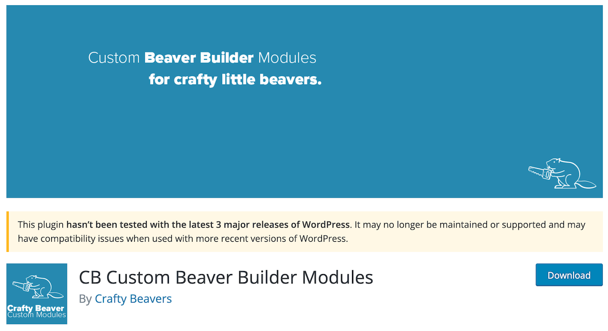 Crafty Beaver Custom Modules