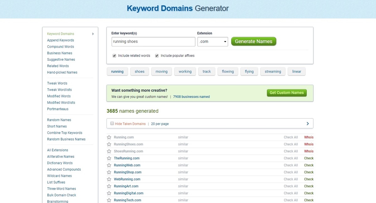 NameStation Shopify Business Name Generator