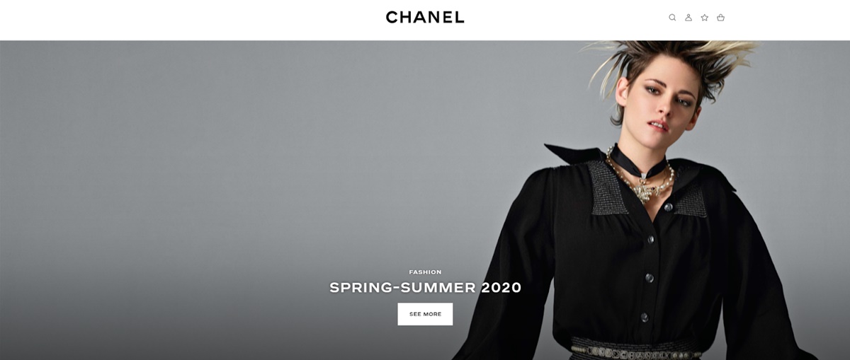 Chanel website