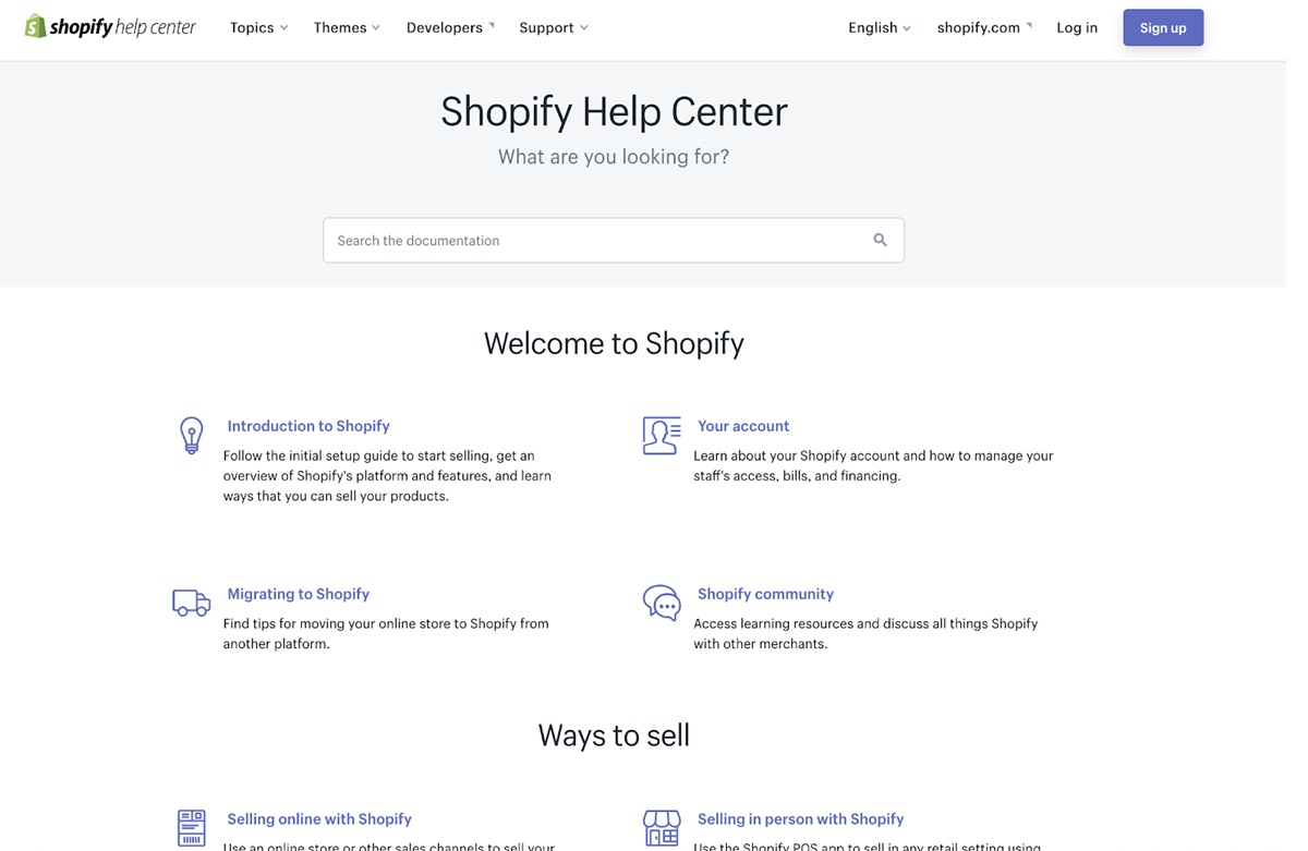 Get support from Shopify tutorial resources