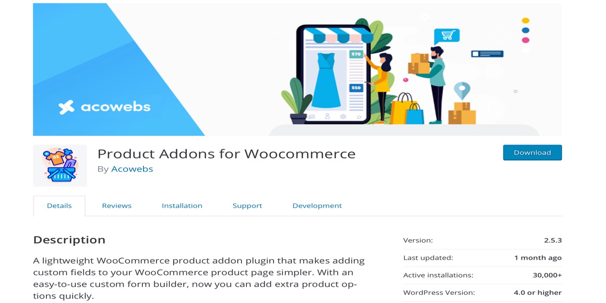 Woocommerce Product Addons