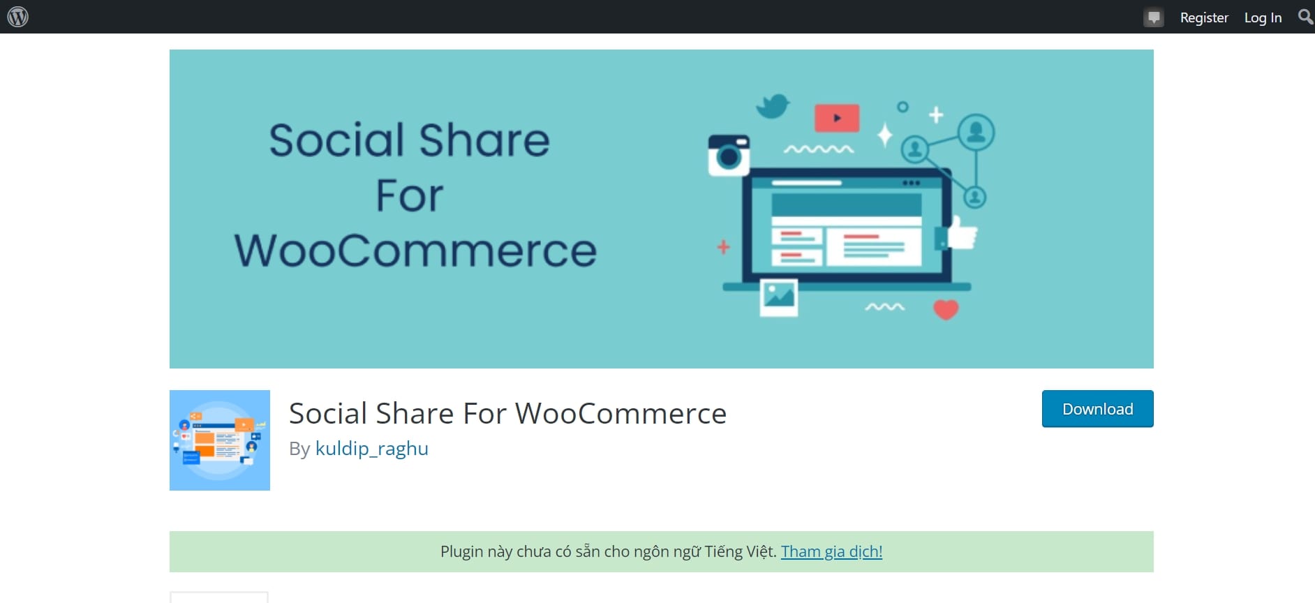 Social Share For WooCommerce