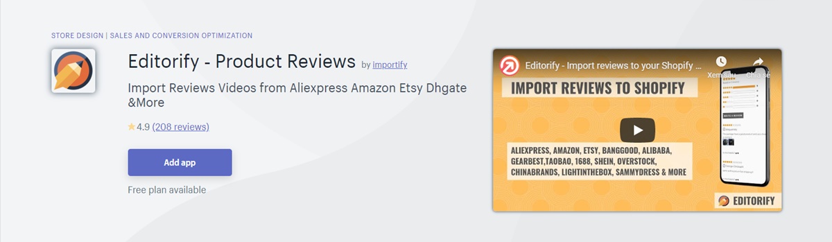 How to import reviews from Dhgate to shopify using Editorify 