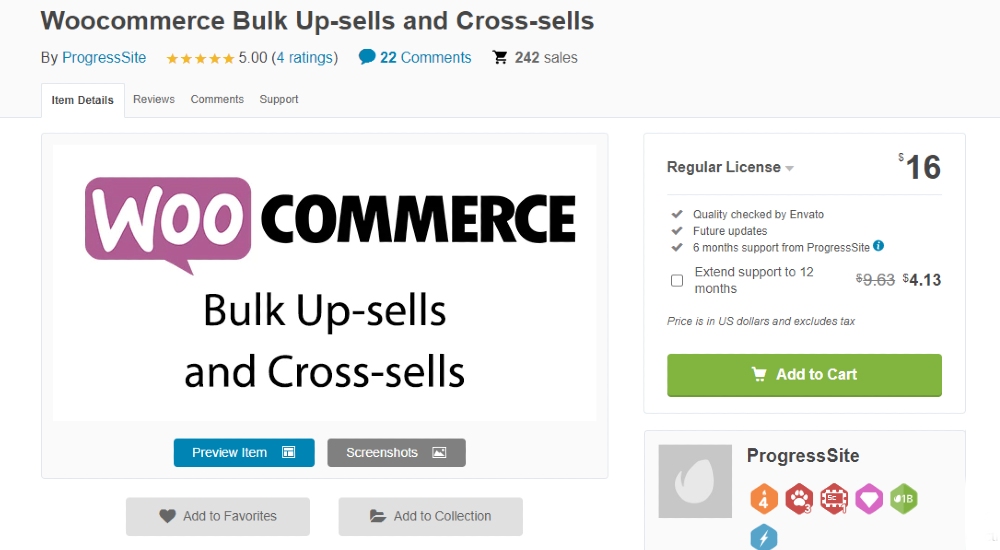Woocommerce Bulk Up-sells and Cross-sells screenshot