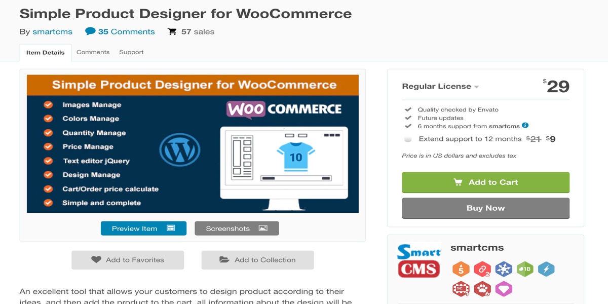 Simple Product Design for WooCommerce
