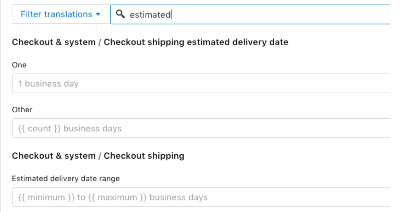change shipping time on shopify