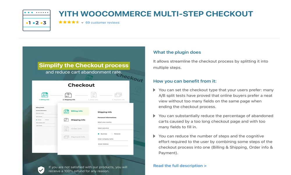 YITH WooCommerce multi-step checkout
