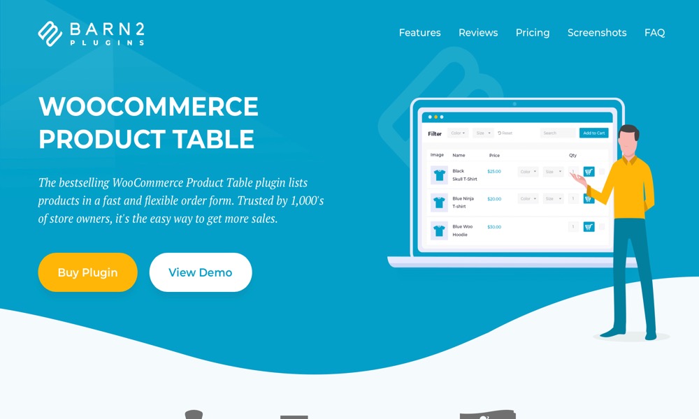 WooCommerce Product Table