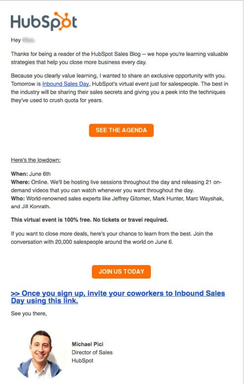 Examples of B2B Email Marketing