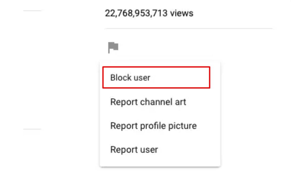 Block Youtube channels on Desktop