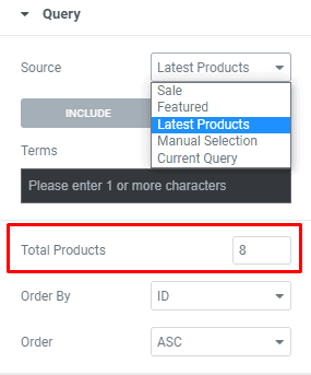 Implement to show all products