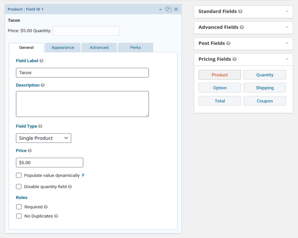 Configure Gravity Forms after integrating