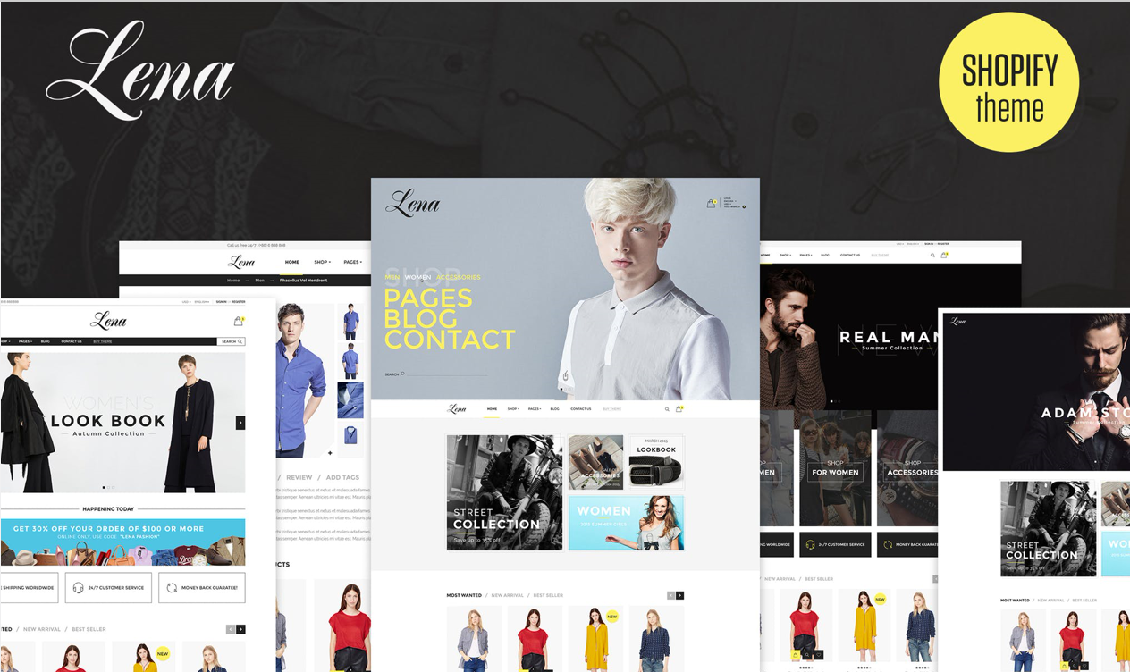 best shopify mobile responsive theme: Lena-Fresh Shopify theme