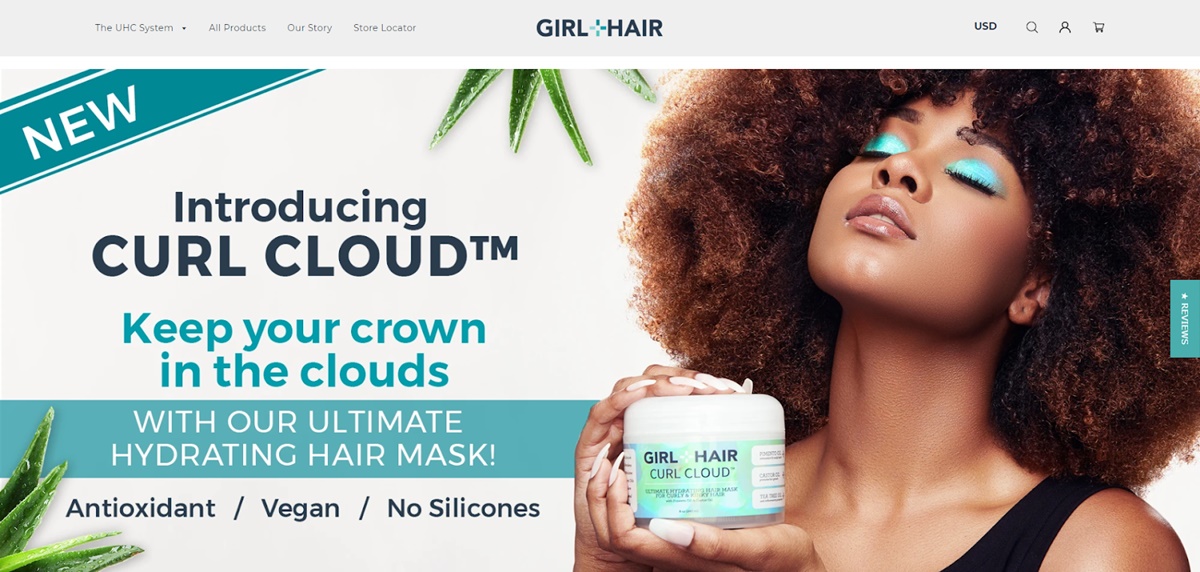 Girl+Hair website