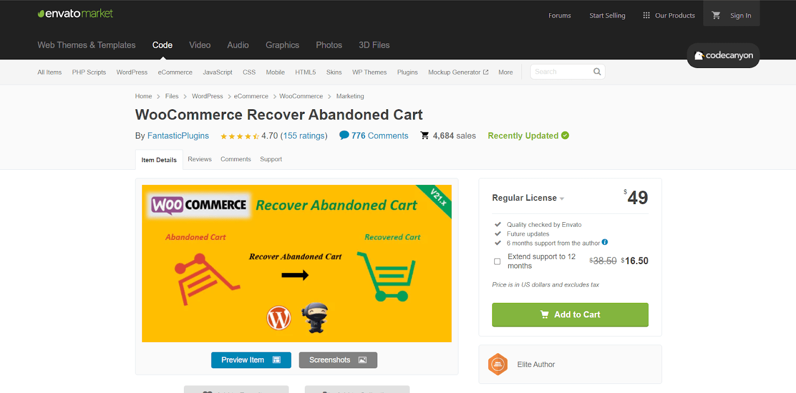 WooCommerce Recover Abandoned Cart