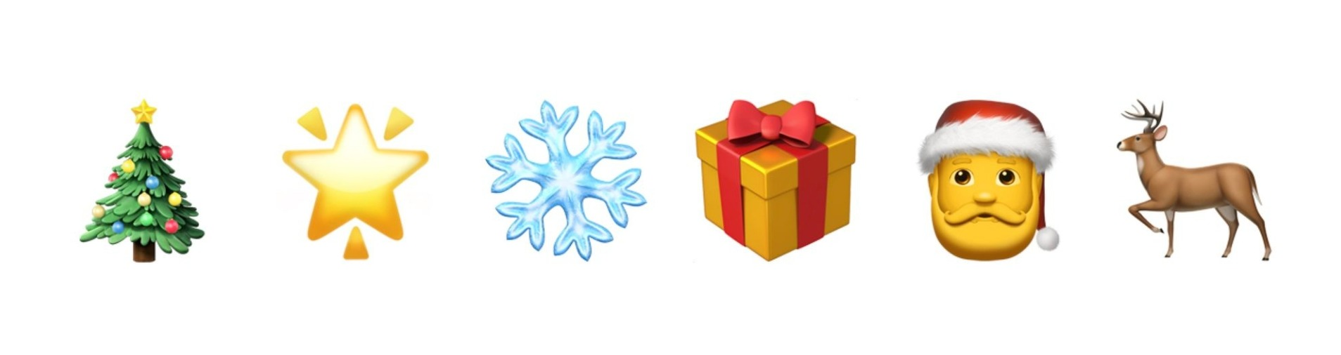 Most favorite emojis this holiday season
