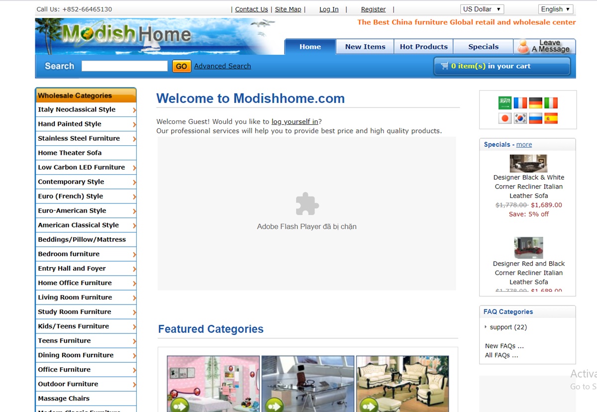 Modishhome.com China Wholesale Websites