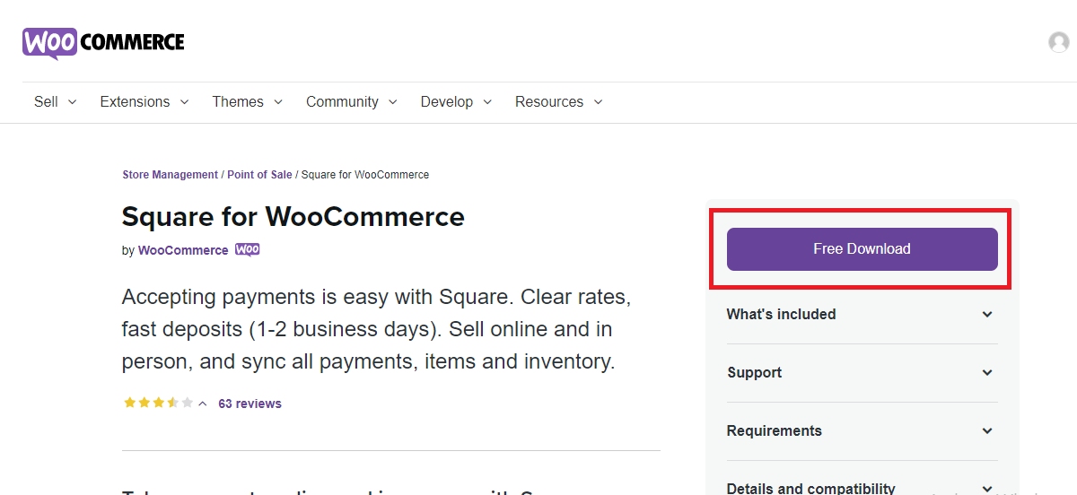 Download Square for WooCommerce