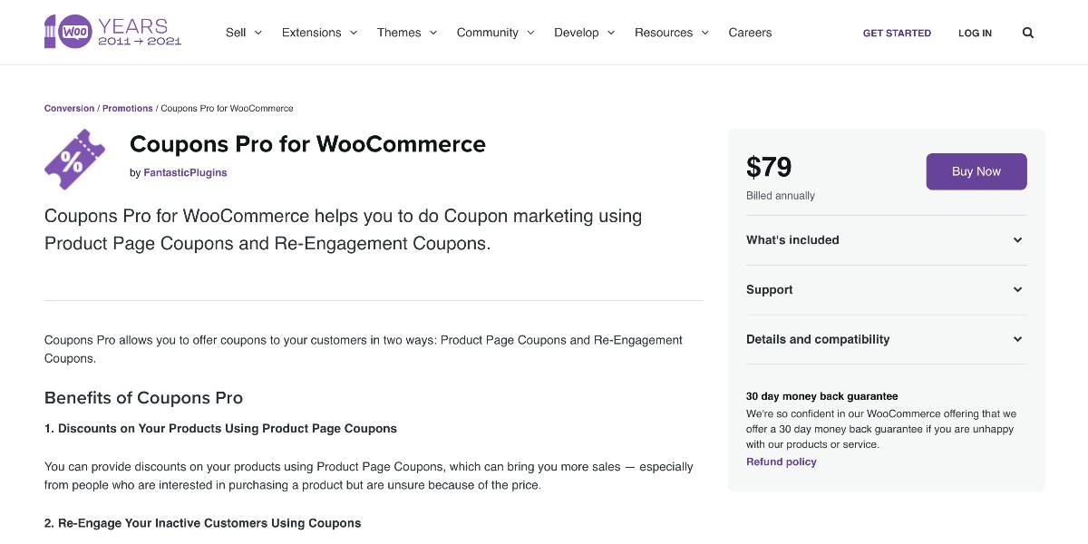 Coupons Pro for WooCommerce