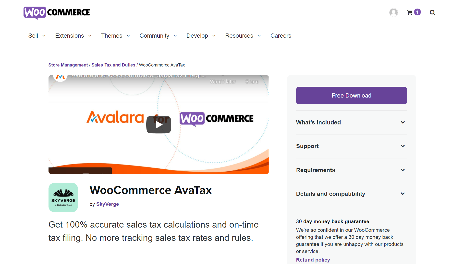 WooCommerce AvaTax