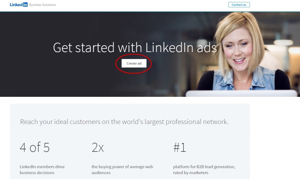 Make good use of LinkedIn advertising