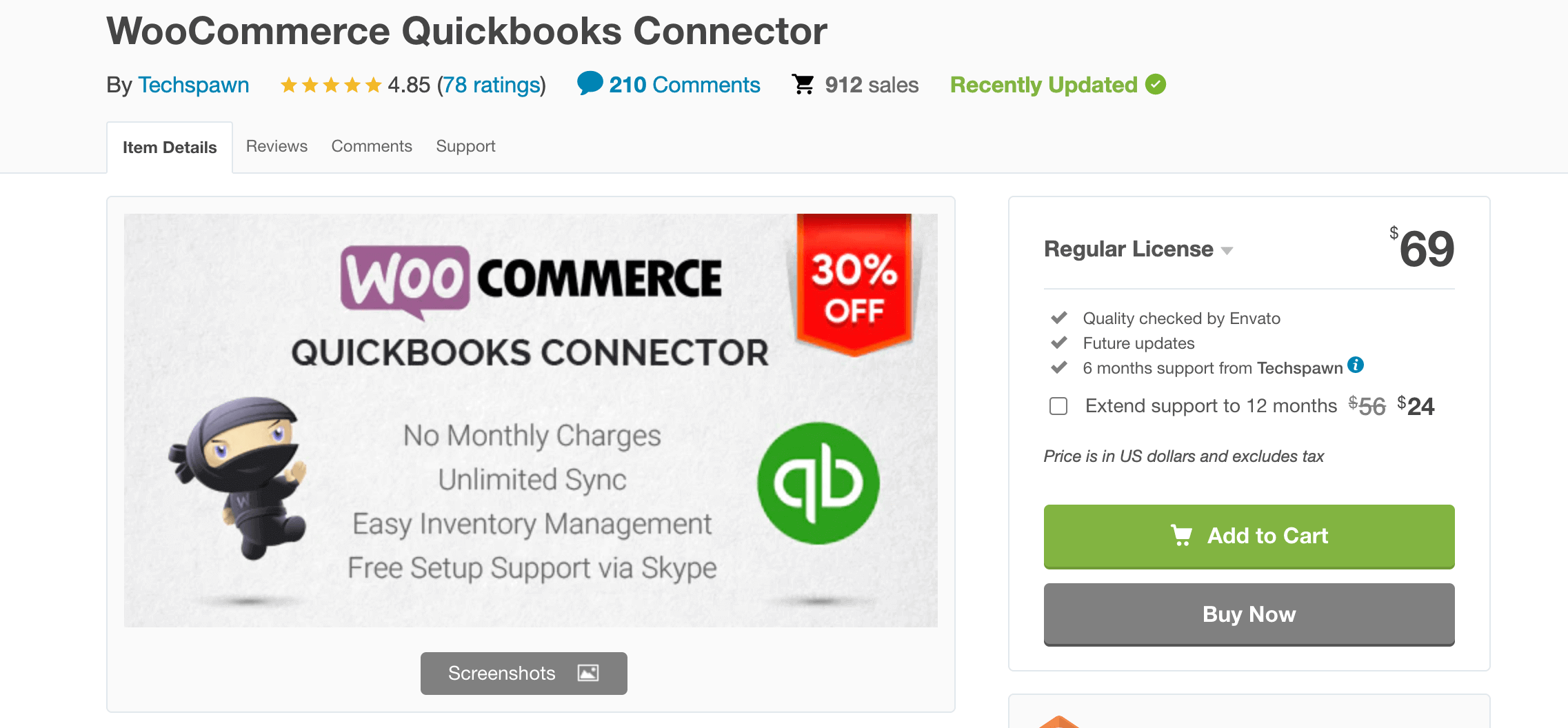 WooCommerce Quickbooks Connector