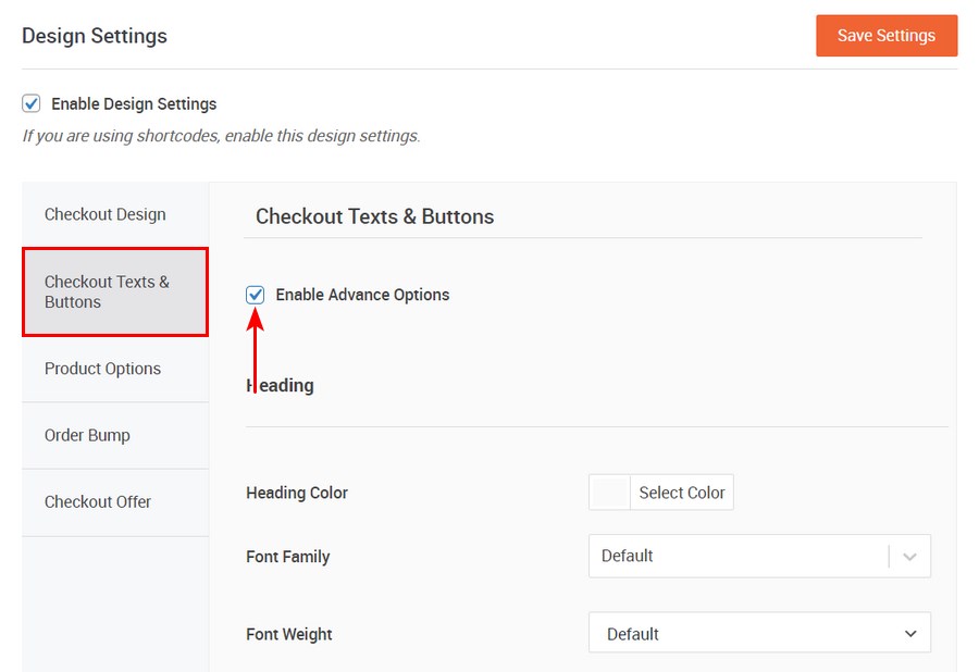 Make changes to the checkout page template
