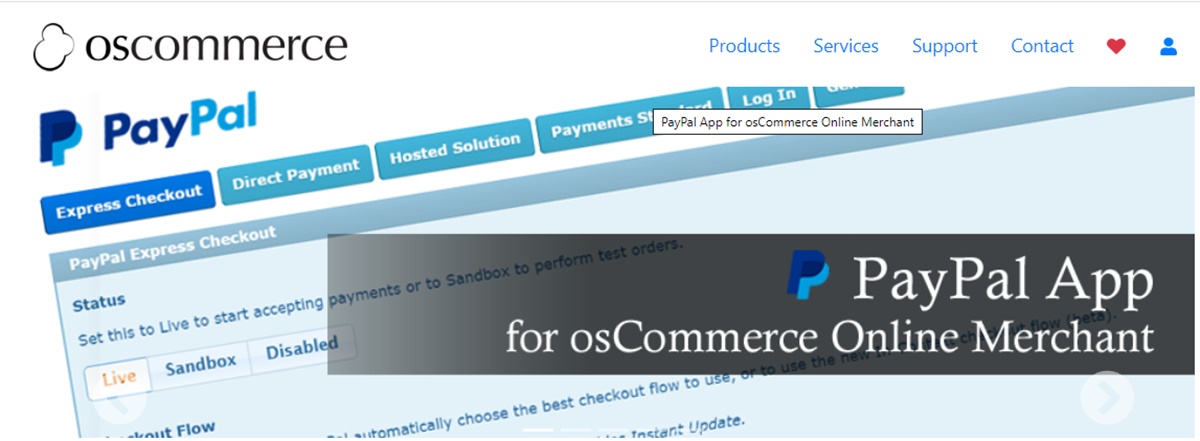 Most popular CMSs for eCommerce websites: osCommerce