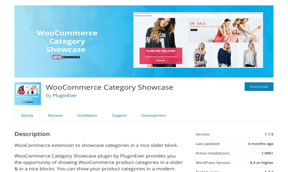 WooCommerce Category Showcase