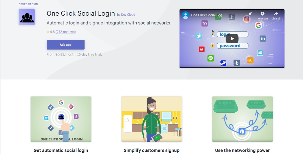 Simplify My Login Shopify App