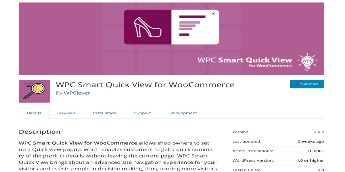 WPC Smart Quick View