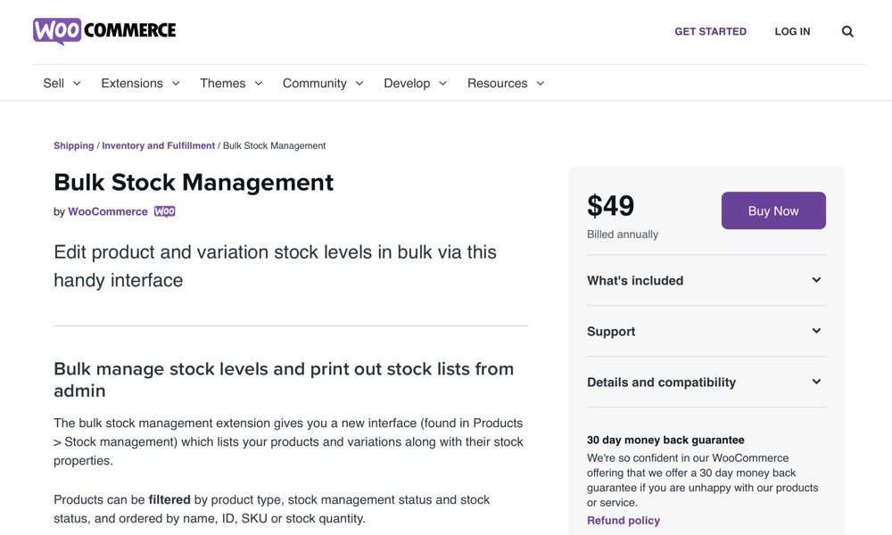 Bulk Stock Management