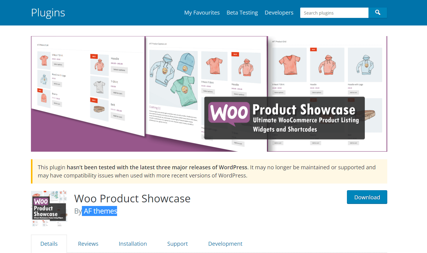 Woo Product Showcase