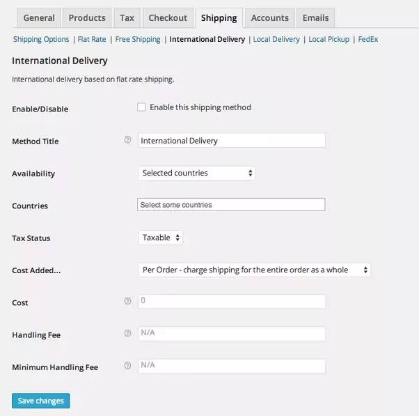 FedEx Pickup and Special Delivery Options on WooCommerce