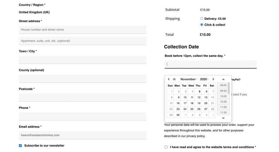 This plugin allows customers to select a shipment date on the checkout page, which reduces cart abandonment by 50%