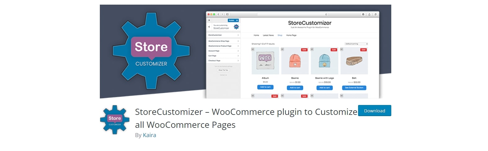 WooCommerce Store Customizer