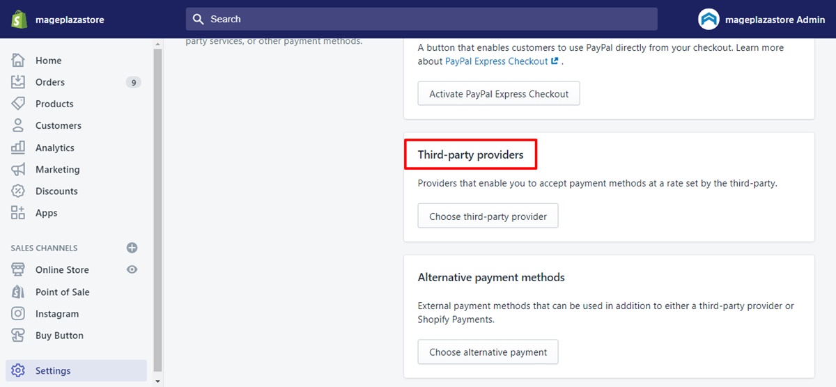 third party payment gateways