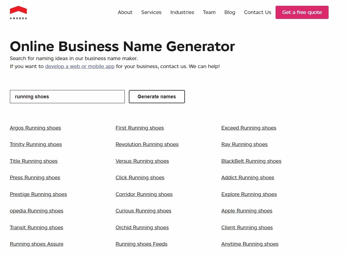 Name Generator For Game Company