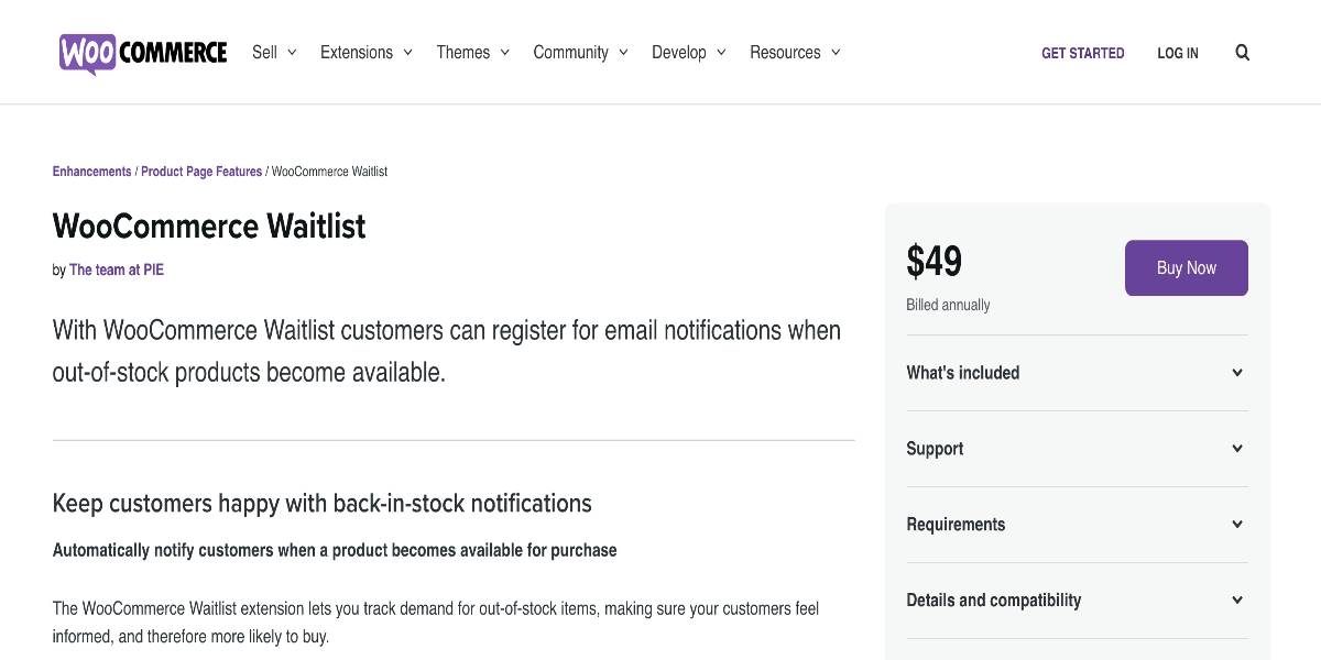 WooCommerce Waitlist