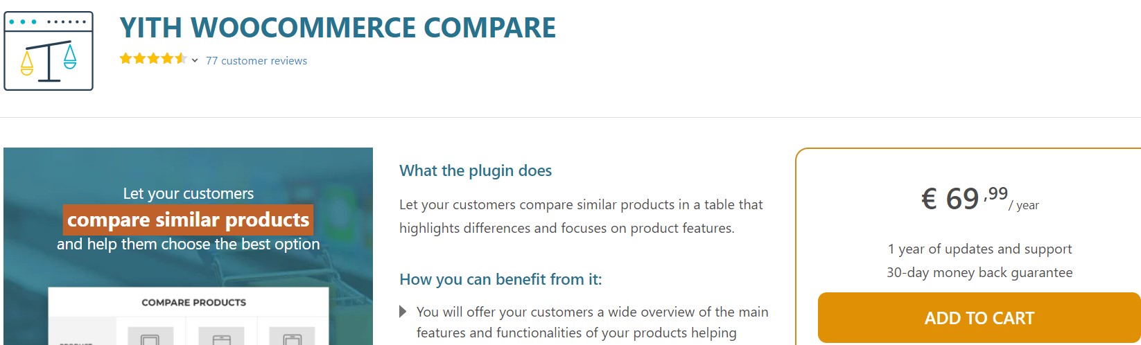 YITH WooCommerce Compare