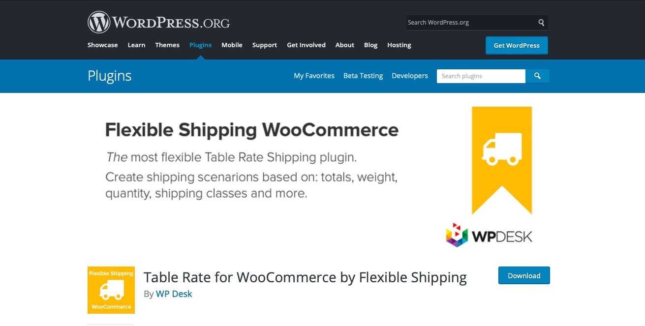Flexible shipping for WooCommerce