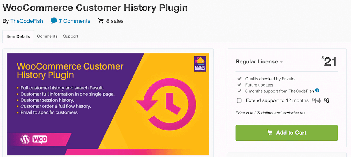 WooCommerce Customer History Plugin