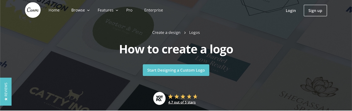 Shopify logo maker - Canva