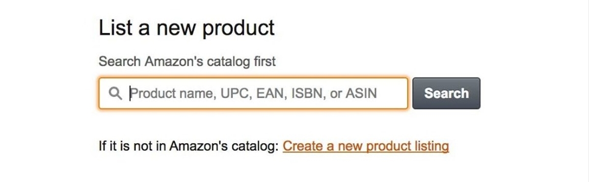 Add your products to Amazon catalog