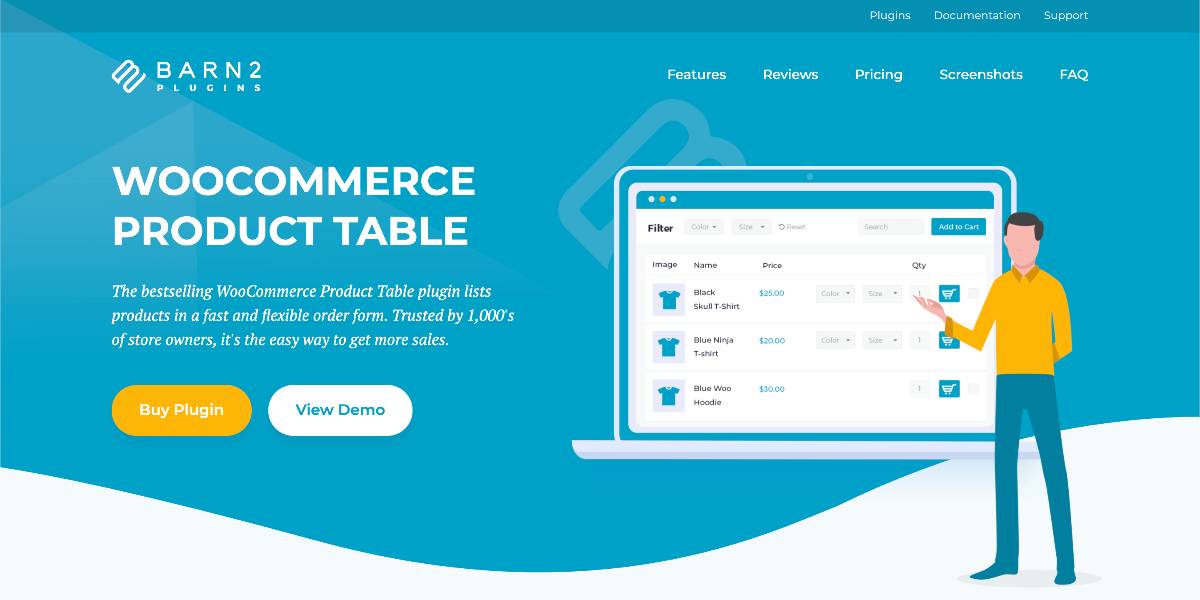 WooCommerce Product Table