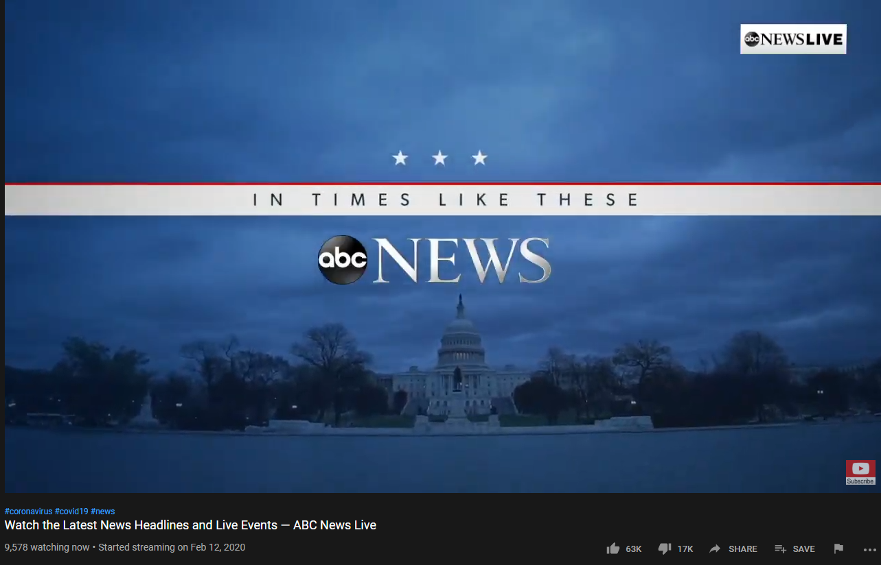 ABC's live new stream