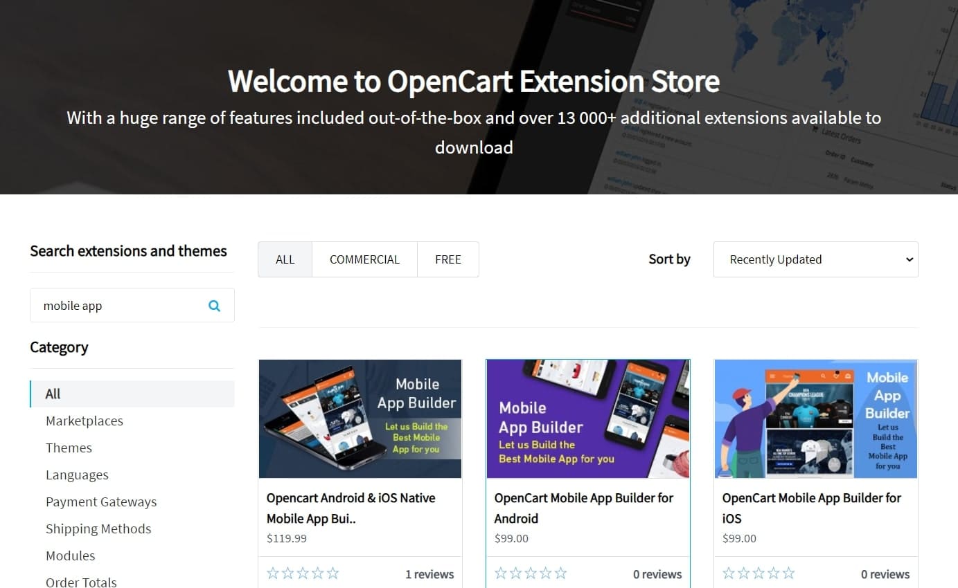 OpenCart Integrations